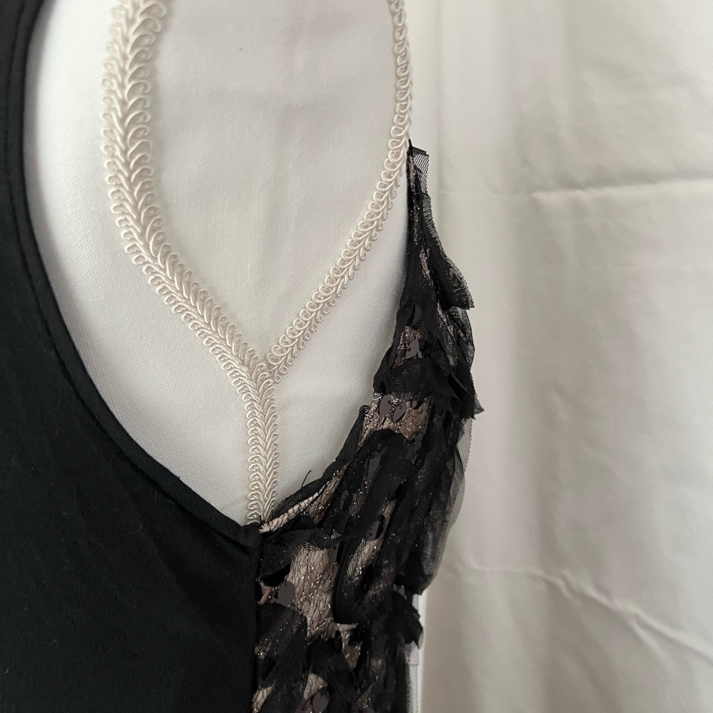 Ya Los Angeles Black Cream Mini Dress - Picture 8 of 12
